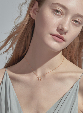terra蝴蝶项链轻奢925小众设计感