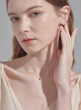 terra红石榴项链925女原创设计