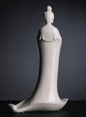 一叶观音仿古瓷大师周金田