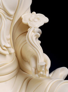 陶瓷自在观世音菩萨送礼收藏摆件