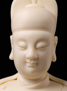 陶瓷坐岩文昌帝君像大师徐才提