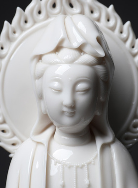 坐岩火屏观音省级大师苏友德收藏