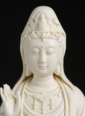 陶瓷观世音菩萨家用供奉大师瓷