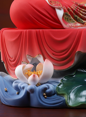 陶瓷慧莲全堂佛如来佛观音地藏