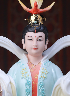 踏凤九天玄女神像九天圣母娘娘