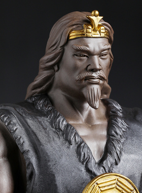 陶瓷伏羲大帝像神像供奉家用