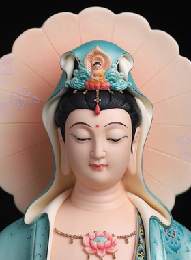 陶瓷观世音菩萨佛像礼品艺术收藏
