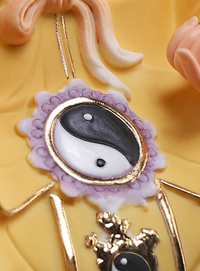 陶瓷鸿钧老祖道祖像鸿钧道人摆件