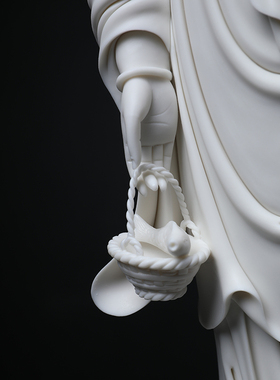 省级大师林建平鱼篮观音收藏摆件