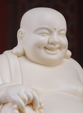 高档雅黄弥勒佛大肚笑佛弥勒佛像