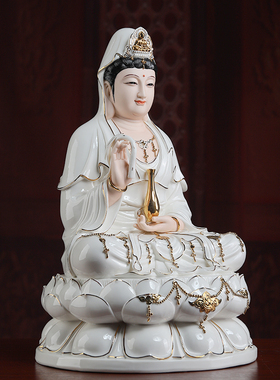 戴玉堂陶瓷12/16/19多宝观音佛像