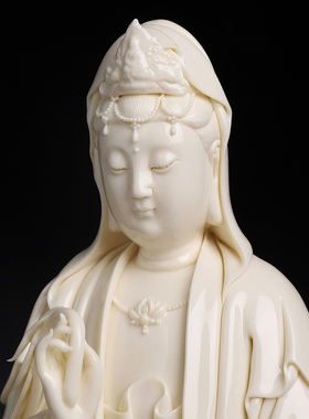 陶瓷杨柳观世音菩萨家用供奉摆件