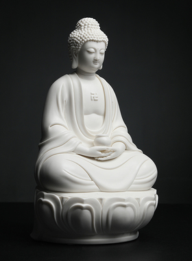 戴玉堂如来佛林建平德化白瓷