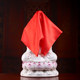 Buddha statue red cloth wrap Bodhisattva cover cloth cloth to cover Buddha statue