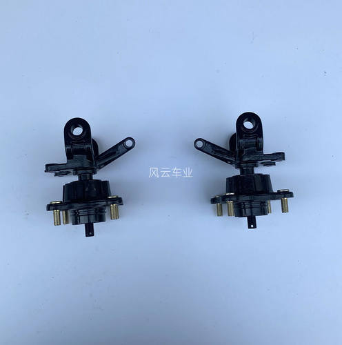 DIY四轮电动车配件 改装卡丁车 沙滩车加强型碟刹转向羊角法兰座 - 图1