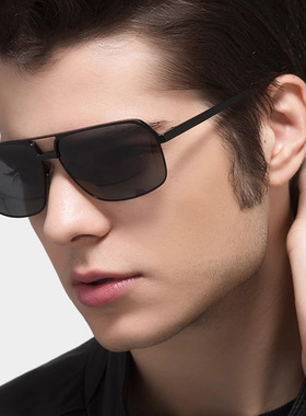 超轻铝镁偏光太阳镜时尚潮流墨镜男防紫外线钓鱼驾驶开车专用眼镜