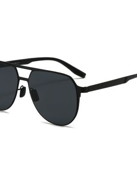 2026新款欧美时尚蛤蟆偏光太阳镜男复古飞行员户外防晒墨镜男跨境