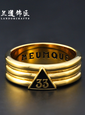 复古个性刻字手工定制戒指925银