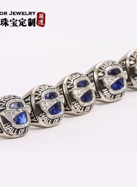 定制戒指兰道纯银纯银刻字赛事