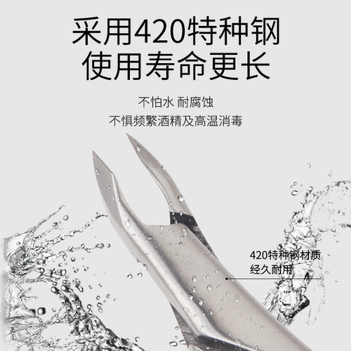 宝诗曼天鹅死皮剪去死皮钳修手指甲角质易剪刀美甲店专用工具套装 - 图1