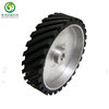 Belt sand machine rubber metal grinding and polishing wheel