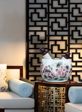 景德镇陶瓷聚宝盆精美工艺礼品