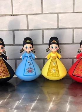 西安大唐不夜城音乐不倒翁摆件