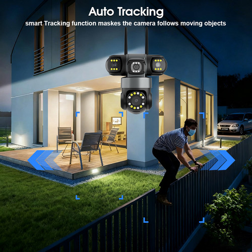 Yoosee WiFi canera three lense HD监控摄像机360°家用手机远程 - 图2