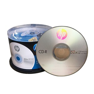 惠普 索尼 刻录盘 CD-R刻录盘52X音乐空白光盘700MB数据盘光碟片
