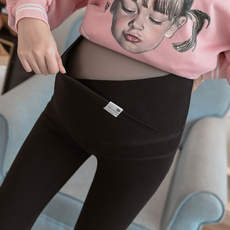 孕妇裤子托腹裤纯棉可调节打底裤 亲佳贝母婴孕妇打底裤