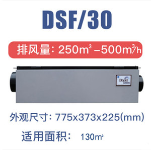 德西森立DSF-30/50大功率工业新风净化除湿机吸湿除湿器抽湿机