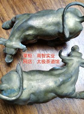 华尔街黄铜摆件旺市招偏财工艺品