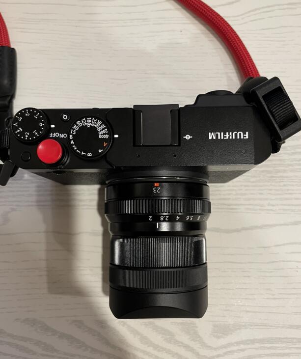 新款金属适用于富士xf35 XF23mmF2.R WR XC35MM  f2镜头遮光罩 - 图3