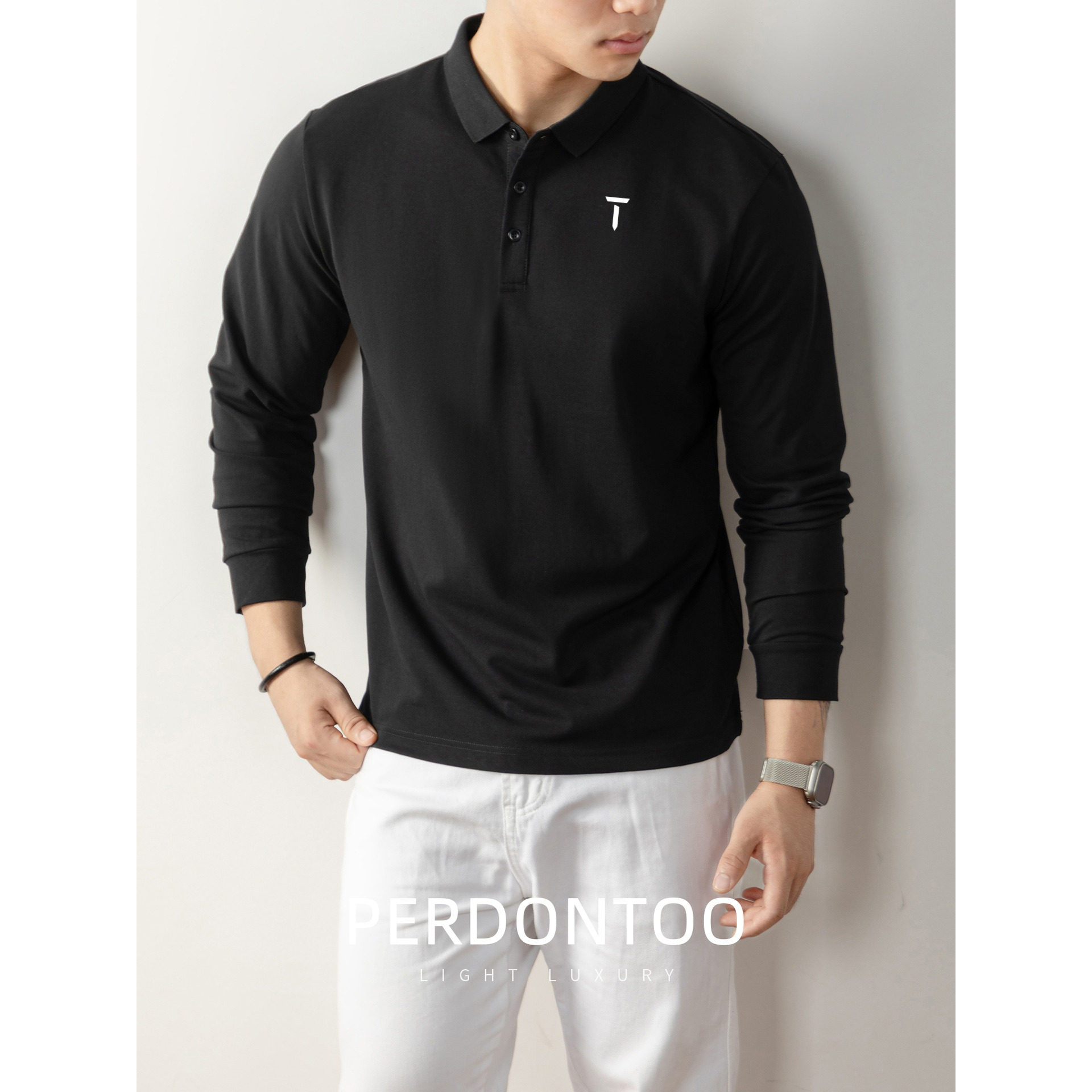 European Tour高尔夫上装男士长袖翻领POLO衫高级商务休闲运动T恤,淘宝优惠券,粉丝福利购,淘宝优惠卷