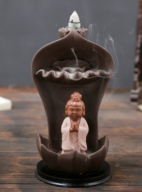 跨境香炉室内紫砂中式