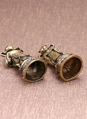 纯铜金童玉女摆件善财佛像