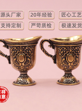 新年客厅装饰品黄铜复古