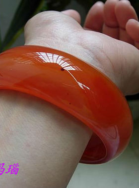 时尚风未镶嵌热卖纹理玛瑙手镯