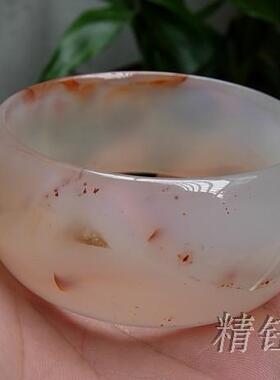 日韩风明星款纯天然原色玛瑙手镯