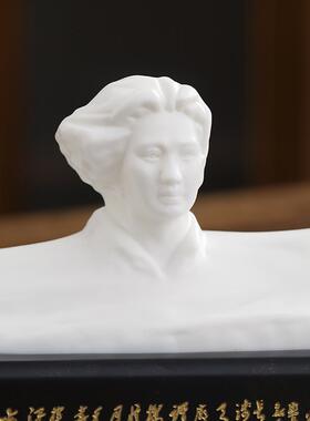 伟人领袖陶瓷半身像摆件