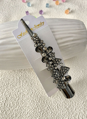 夹子头饰发夹后脑勺抓夹侧边盘发