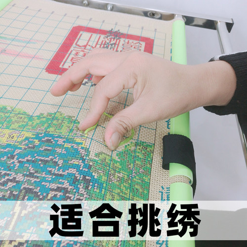 绣架十字绣专用辅助绣架棚架  刺绣支架架子绣花绣棚架清明上河图 - 图1