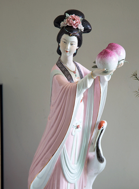 瑶池一梦·仙女捧桃东方美学装饰