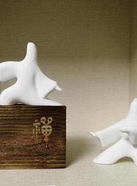 书架摆件砂岩太极人物