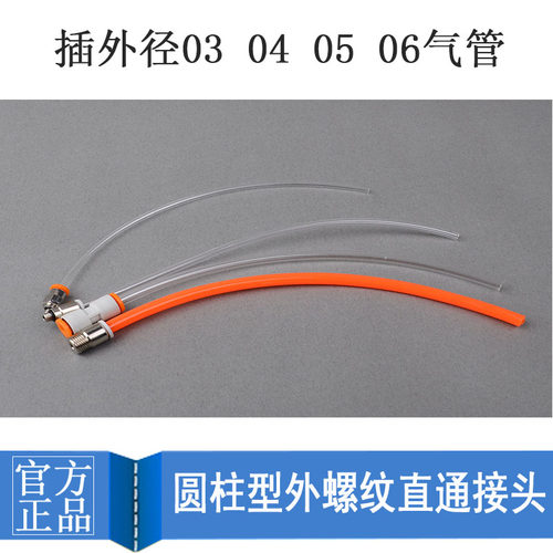 迷你微型快插气管POC3/POC4 POC5/POC6-M3C/M5C/M6C01C/气动接头 - 图2