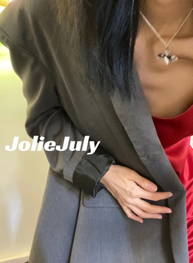 JOJULY韩国代购银色天使金属项链