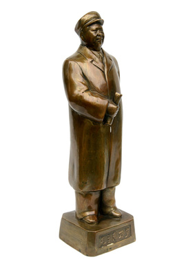 工艺挥手伟人全身礼品毛主席铜像