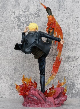 海贼王 wf山治 草帽团 恶魔风脚三主力 gk 动漫手办 模型摆件