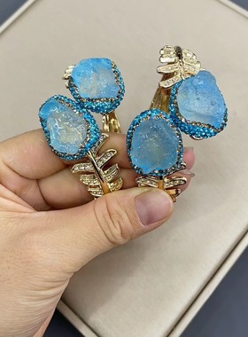 新款海蓝宝手镯