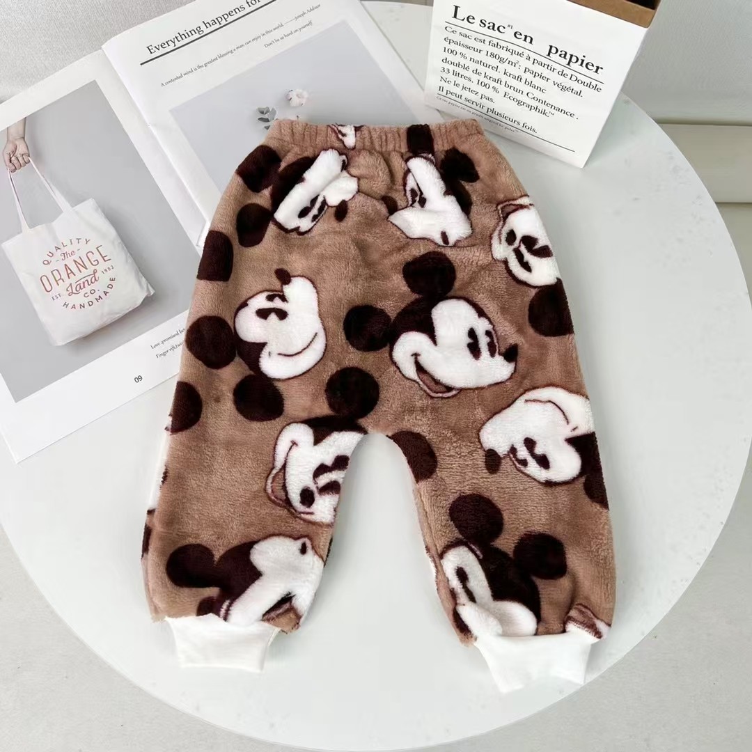 新生儿珊瑚绒裤子初生婴儿保暖法兰绒长裤男女宝宝睡裤秋冬暖暖裤,淘宝优惠券,粉丝福利购,淘宝优惠卷